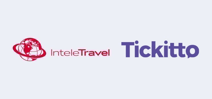 InteleTravel and Tickitto logos