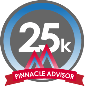 25k Pinnacle Badge