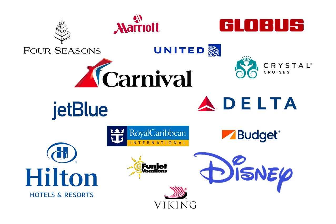 Assorted Travel Supplier Logos
